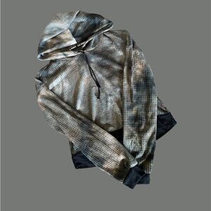 Steve Madden Waffle Knit Tie Dye Loungewear Set (Hoodie/Pants included)